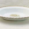 Aynsley Bone China Elegance Gold Oval Serving Bowl 10 5/8” Oblong Floral Center - Image 2