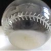 Lead Crystal Baseball Paperweight - Image 2