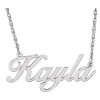 Personalize Sterling Silver Name Plate With Sterling Silver Chain - Image 2