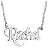 Personalize Sterling Silver Name Plate With Sterling Silver Chain - Image 3