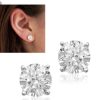 4 carat CZ (Cubic Zirconia) earring studs. - Image 7